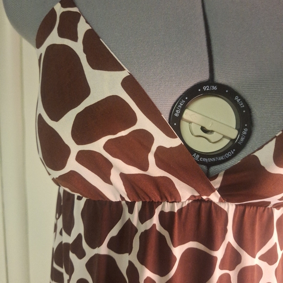 Star Vixon Animal Print Spegetti Strap Maxi Dress Size Small - Picture 3 of 6